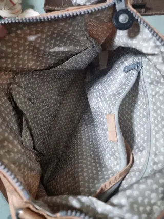 Bolso Kipling Beige con Mono