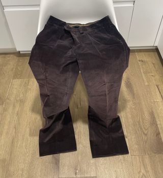 Pantalones Pana Florentino Talla 44 Marrón