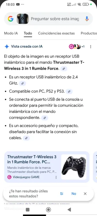 Receptor USB Negro