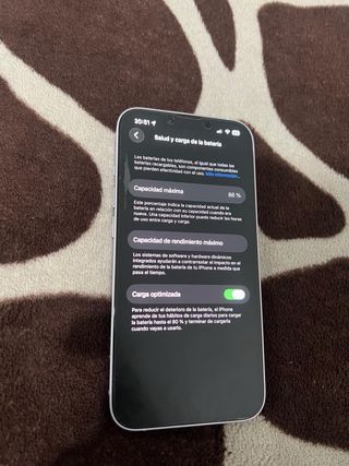 iPhone 14 Morado 86% Salud