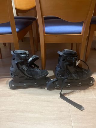 Patines en línea negros de talla 44