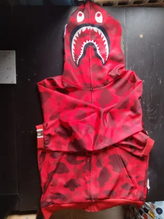 Sudadera BAPE Hoodie Roja