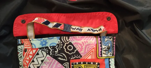 K-Way Vintage Anni 80 Giacca Multicolor