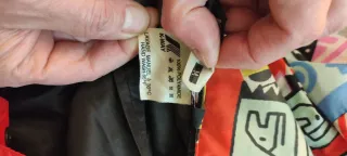 K-Way Vintage Anni 80 Giacca Multicolor