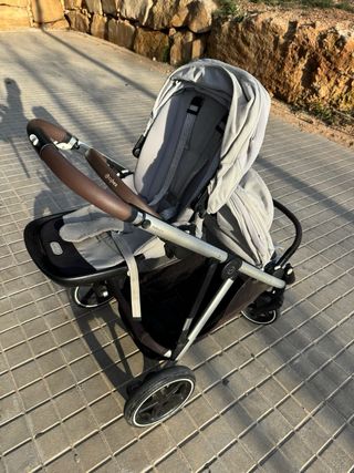 cochecito doble cybex gazelle s gris