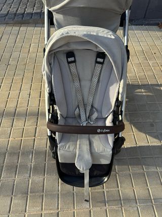 cochecito doble cybex gazelle s gris