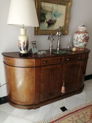 Aparador Acanto Madera y Cristal