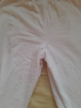 Tuta leggera bianca in cotone