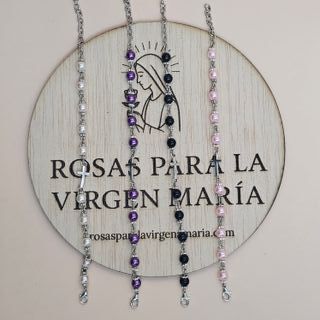 Denario Virgen María Rosa Perlado