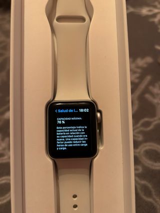 Apple Watch Series 3 38mm Gris/Plata