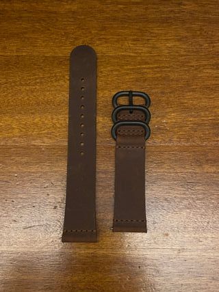 Cinturino Orologio Pelle Marrone 20mm