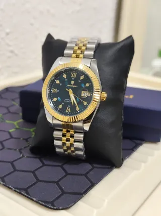 Reloj poedagar Hombre Oro y Plata