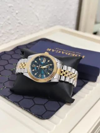 Reloj poedagar Hombre Oro y Plata