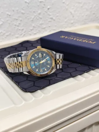 Reloj poedagar Hombre Oro y Plata