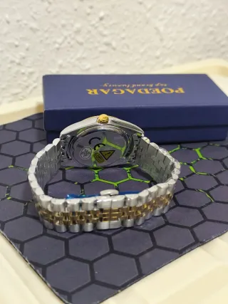 Reloj poedagar Hombre Oro y Plata