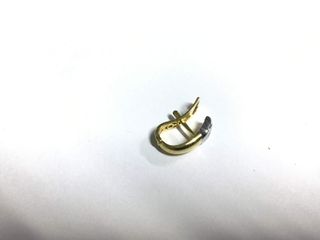 pendientes oro 18k con piedra con diamante