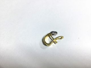 pendientes oro 18k con piedra con diamante