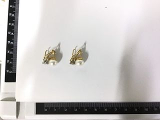 pendientes oro 18k con piedra