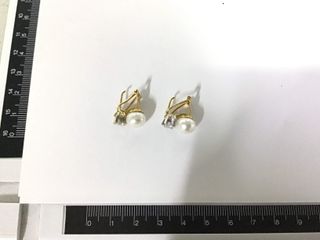 pendientes oro 18k con piedra