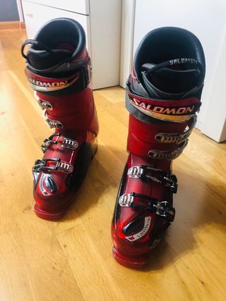 Botas de esquí Salomon rojas