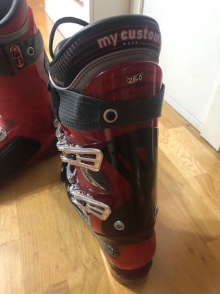 Botas de esquí Salomon rojas