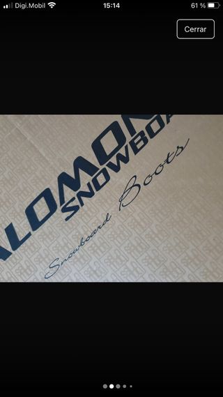 Botas de esquí Salomon rojas