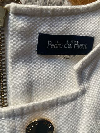 Vestido Blanco Pedro del Hierro Talla 42