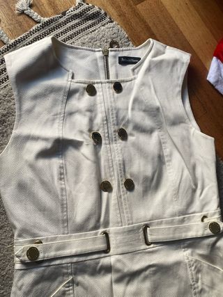 Vestido Blanco Pedro del Hierro Talla 42