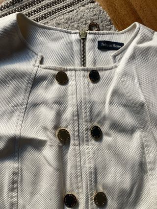 Vestido Blanco Pedro del Hierro Talla 42