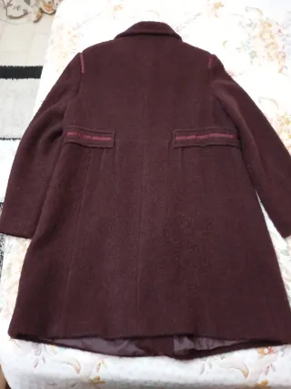 Abrigo de lana mujer talla 48. Marca Yedra.