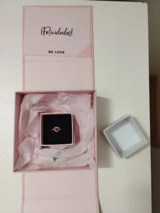 anillo corazón de Pandora