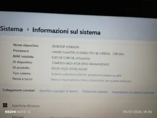 PC Portatile Dell Nero