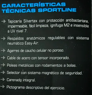 Máquina de gimnasio SALTER polea alta