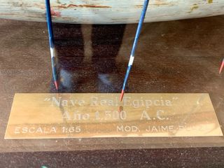 Maqueta Nave Egipcia Antigua Rebajada