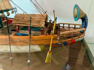 Maqueta Nave Egipcia Antigua Rebajada