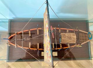 Maqueta Nave Egipcia Antigua Rebajada