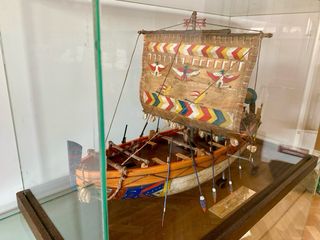 Maqueta Nave Egipcia Antigua Rebajada