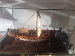 Maqueta Nave Egipcia Antigua Rebajada