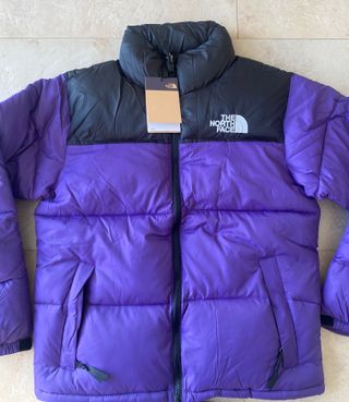Cazadora The North Face Morado y Negro