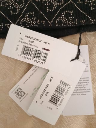 Cappello Guess nero con strass