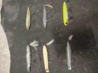 Señuelos de pesca paseantes y 1 Wake Magic