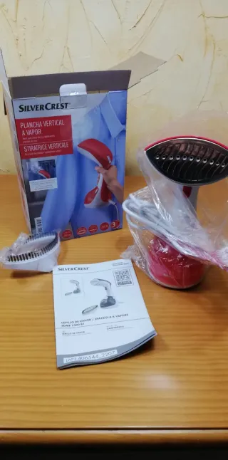 Plancha Vertical Vapor SilverCrest NUEVA