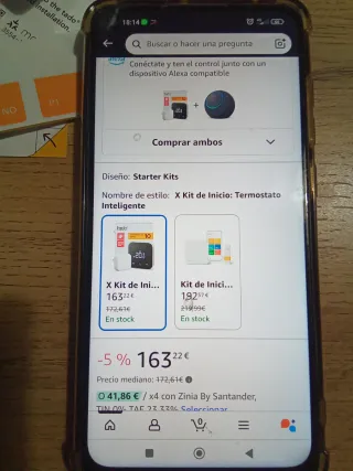 Tado Termostato Inteligente Kit Inicio