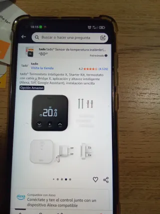 Tado Termostato Inteligente Kit Inicio