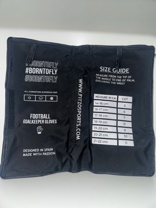 Guantes de portero para fútbol tallas 9-10-11