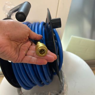 Manguera aire comprimido 20m con enrollador