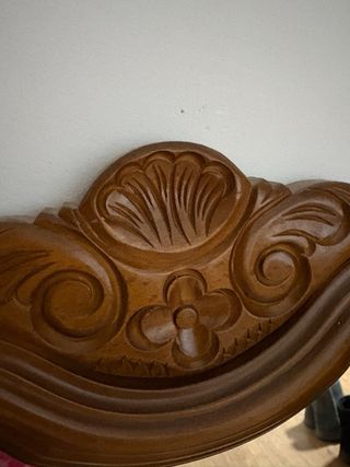 Espejo antiguo madera y cristal