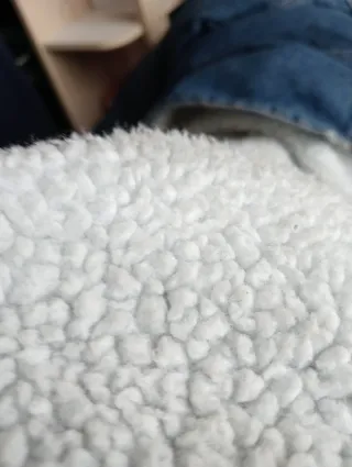 Giubbotto denim sherpa Vintage