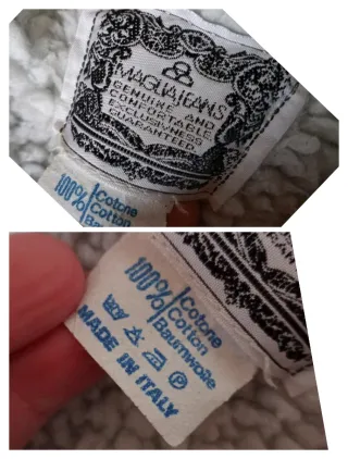 Giubbotto denim sherpa Vintage