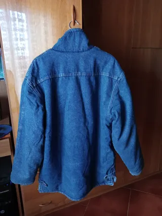 Giubbotto denim sherpa Vintage